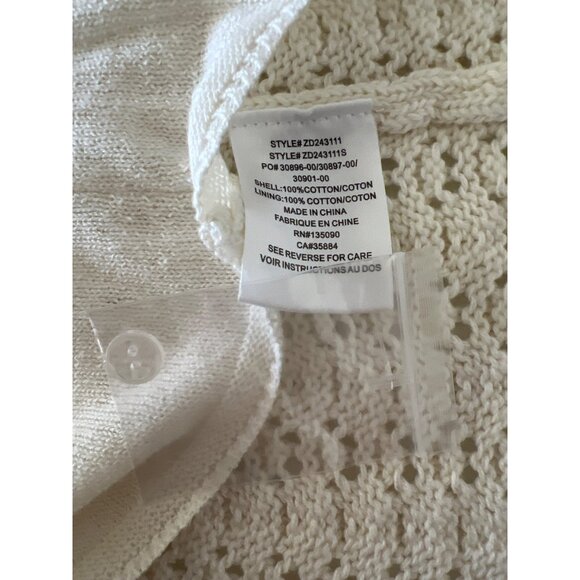 Z Supply Elena Crochet Knit Midi Dress In Sandstone - Picture 9 of 9